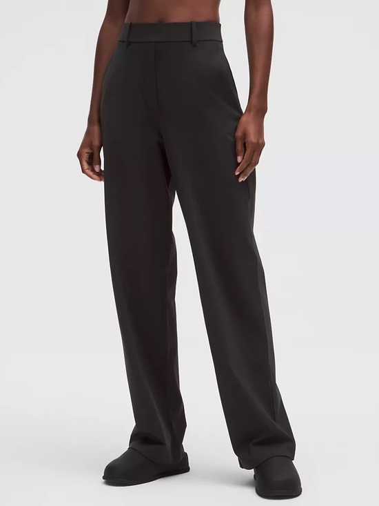 lululemon athletica Pants - Lululemon Daydrift High-Rise Straight-Leg Trouser Short black
